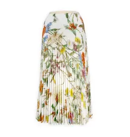 Wild Cosmos Jasmine Blossom Maxi Skirt Cream O/S