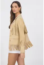 Jakett Annie Waxed Suede Jacket