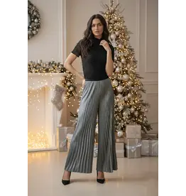 Wild Cosmos Esther Metallic Palazzo silver