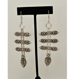 Pewter Couture KU79 Pewter Earrings
