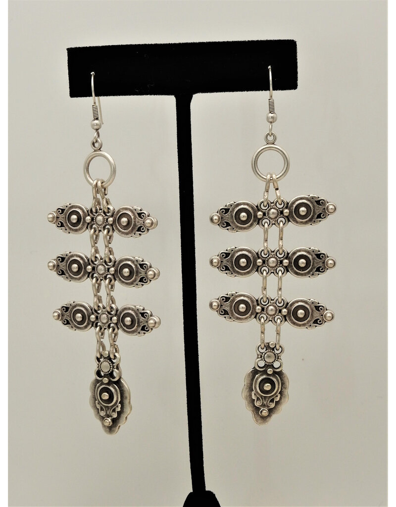 Pewter Couture KU79 Pewter Earrings