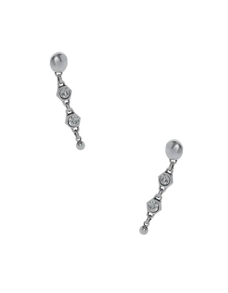 Pewter Couture 1837 Pewter Earrings