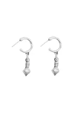 Pewter Couture 1860 Pewter Earrings