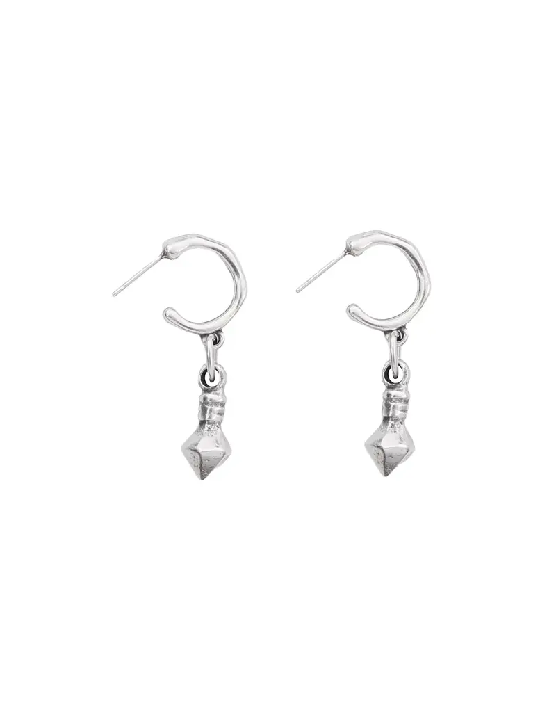 Pewter Couture 1860 Pewter Earrings