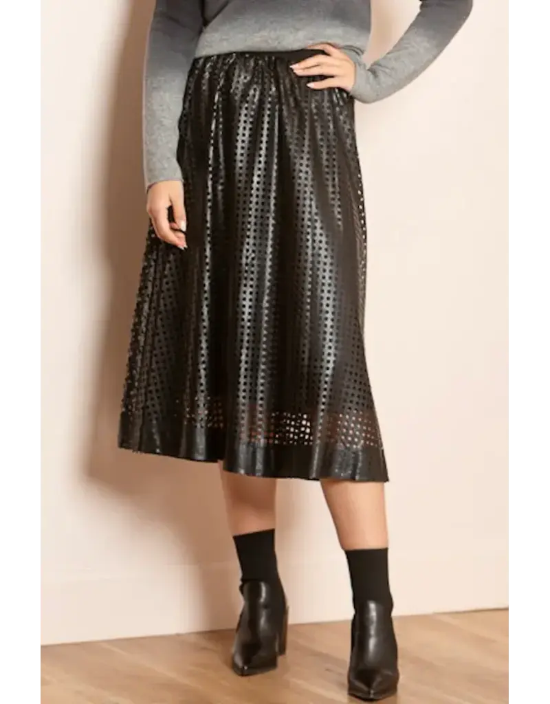 Jessie Liu Perforated Serena Skirt