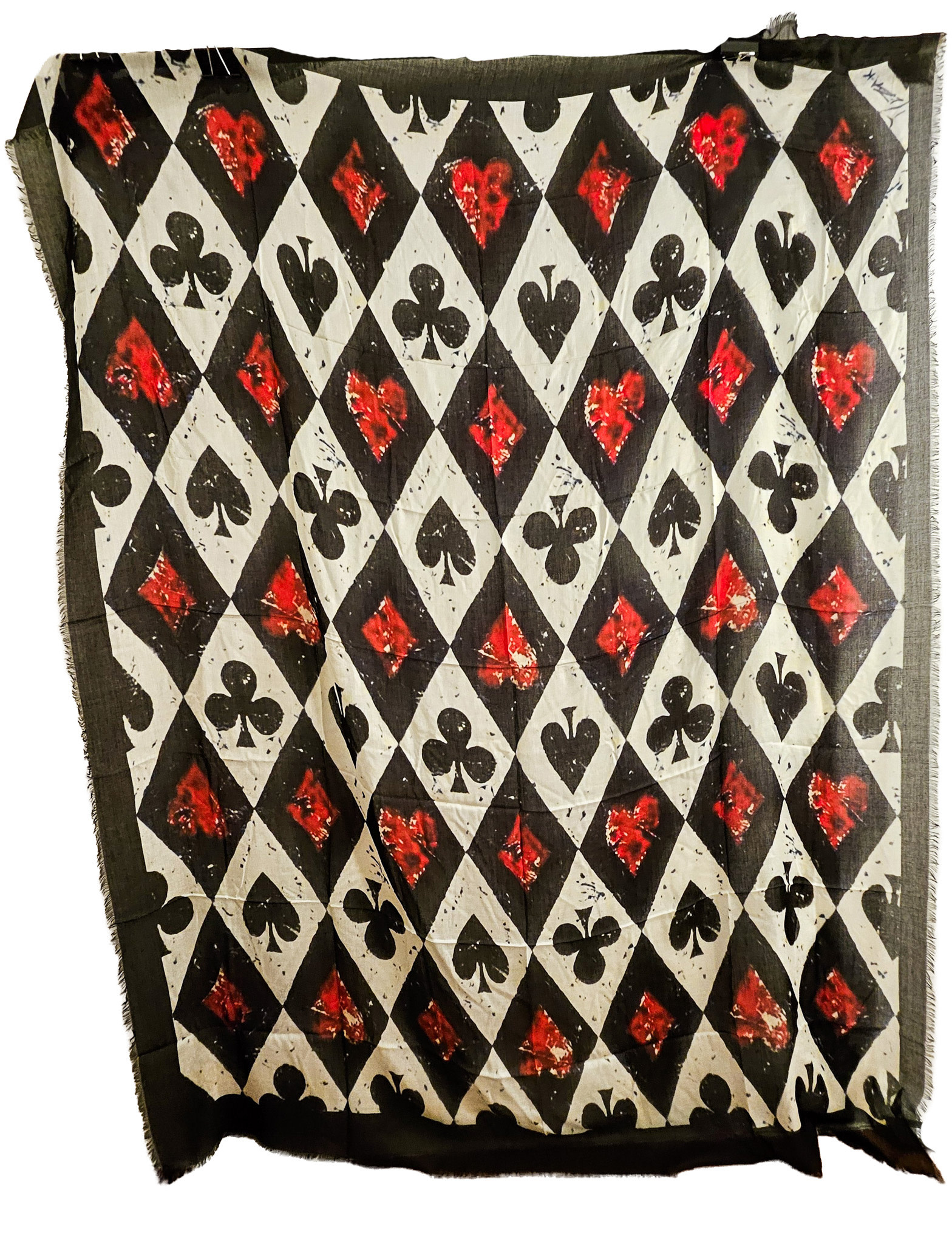 Dimple Spade Diamond Scarf 70 x 52
