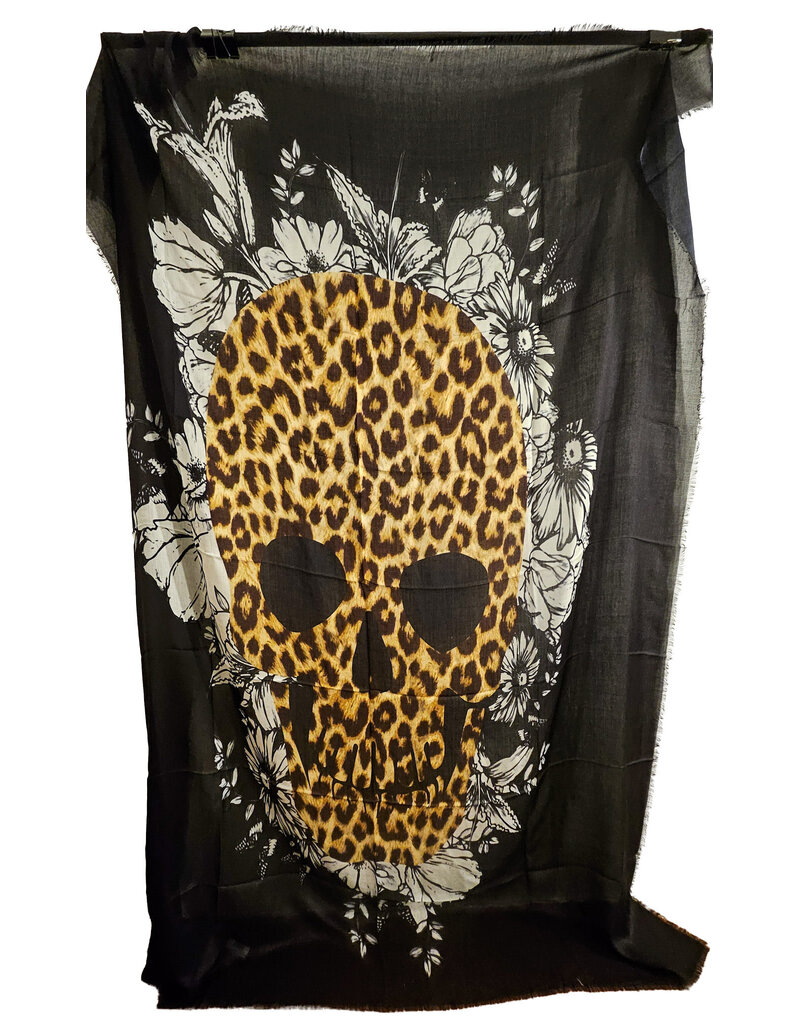 Dimple Butterfly Skull Scarf 70 x 52