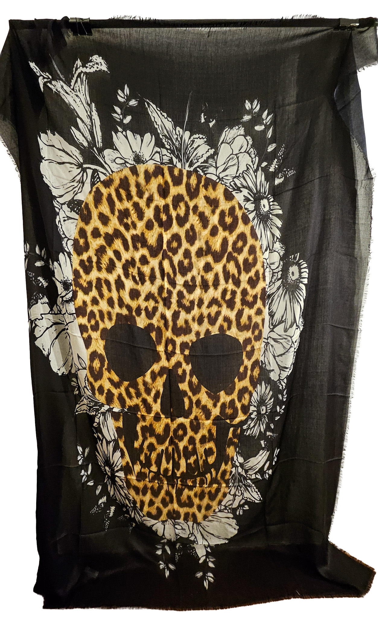 Dimple Butterfly Skull Scarf 70 x 52