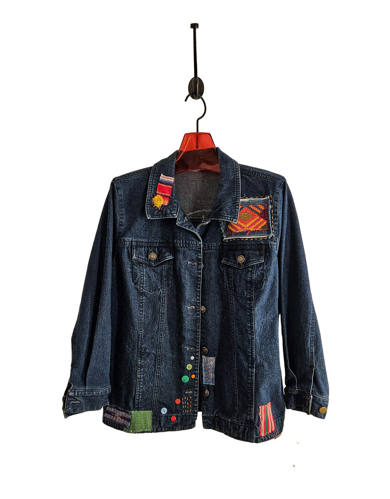 Sue Dreamer SD-100 Hand Embellished Denim Med Jkt "Guadalupe"