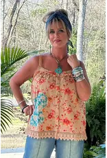 Jaded Gypsy Field Of Flowers Tank