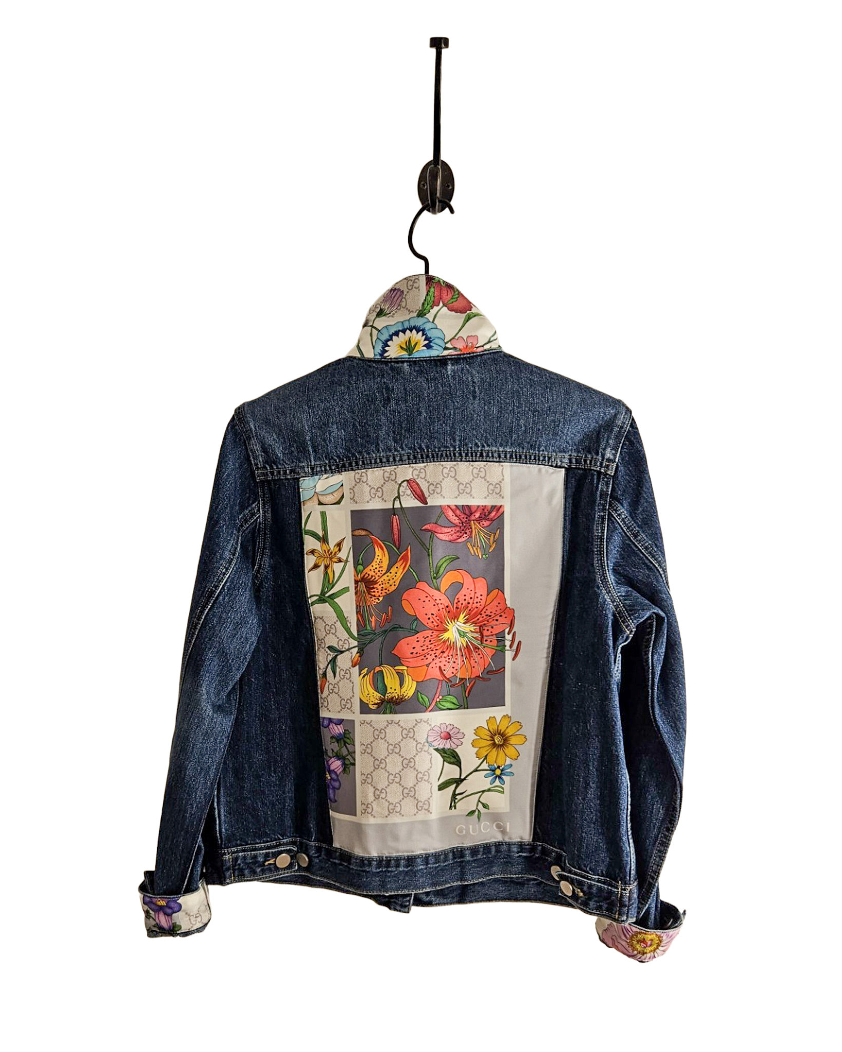 Elevazione Gucci Mini Floral blocks on saddle Large