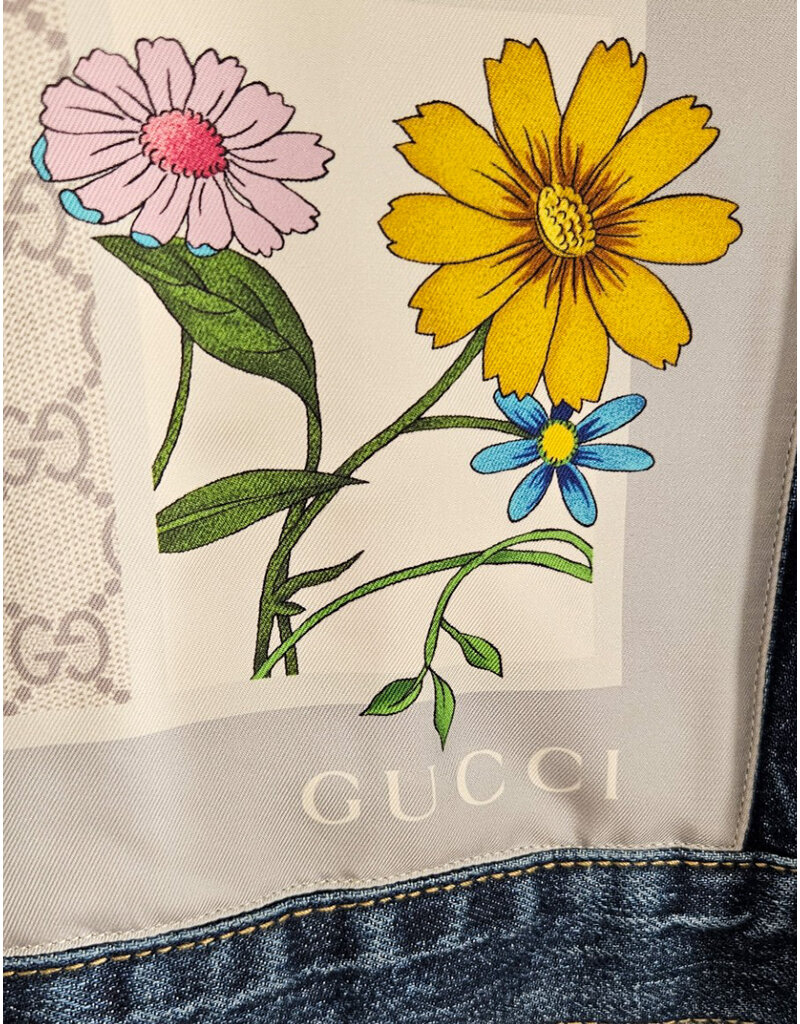 Elevazione Gucci Mini Floral blocks on saddle Large