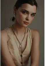 Pewter Couture 3852 pewter necklace