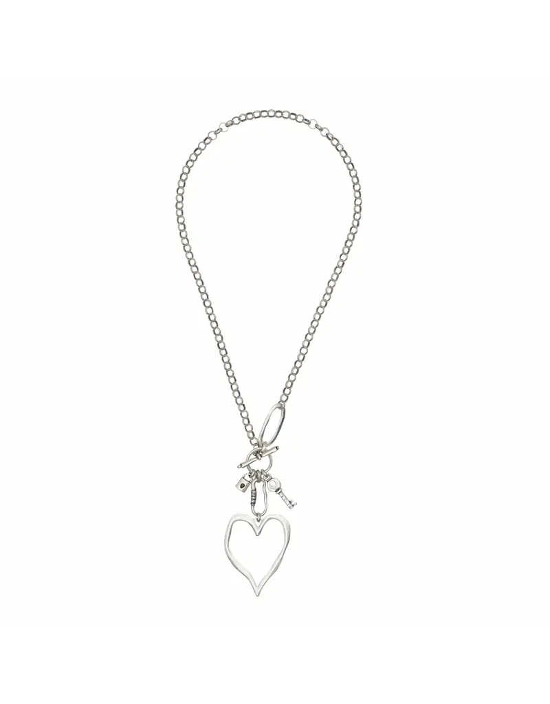 Pewter Couture NN3553 pewter necklace