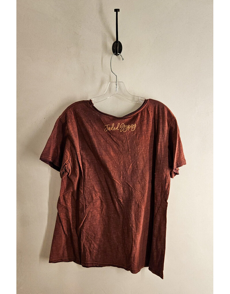 Jaded Gypsy Moon Dance Tee-Wine Evil Eye