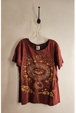 Jaded Gypsy Moon Dance Tee-Wine Evil Eye