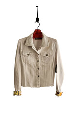 Elevazione Prada on White Denim Jacket M