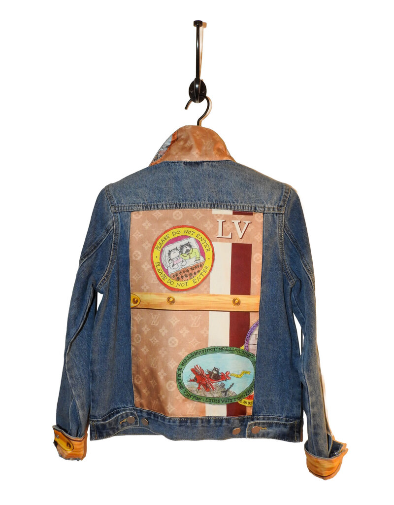 Elevazione Louis Vuitton Kitty Cats Denim Jacket XS 4000