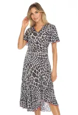 Carine Vivian Dress - Noir Stones