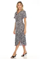Carine Vivian Dress - Noir Stones