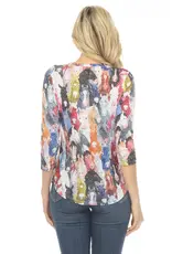 Carine Round Neck Top