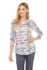 Carine Round Neck Top