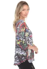 Carine Round Neck Top