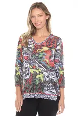 Carine Round Neck Top