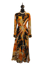 Falguni Shane Peacock Sunflower Dress