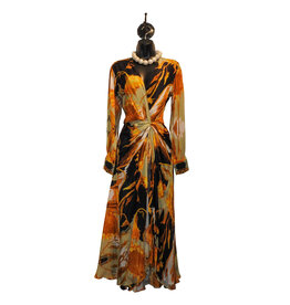 Falguni Shane Peacock Sunflower Dress