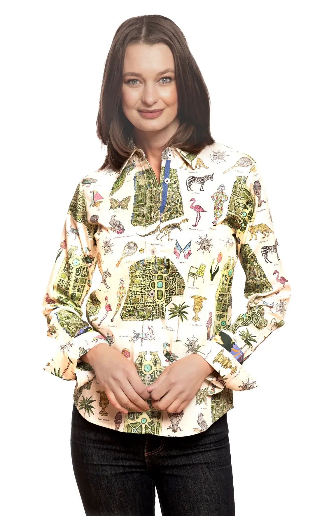 Dizzy Lizzie Rome L/S Shirt