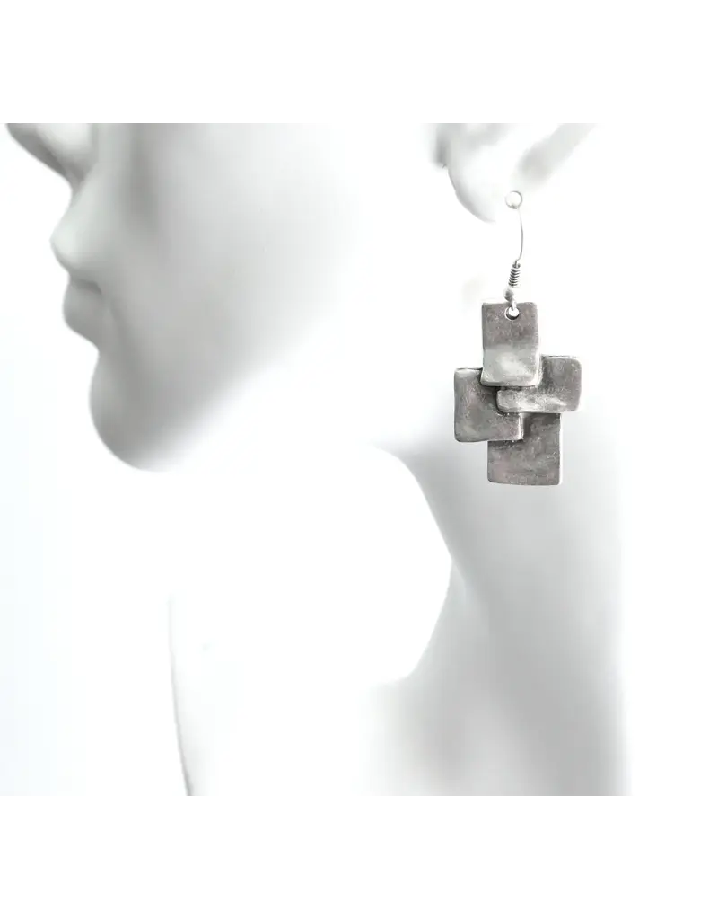 Pewter Couture 4540 Pewter earrings