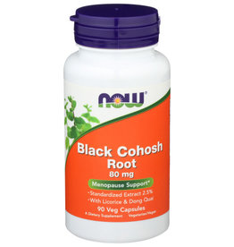 NOW® NOW BLACK 80 MG. BLACK COHOSH ROOT DIETARY SUPPLEMENT, 90 COUNT