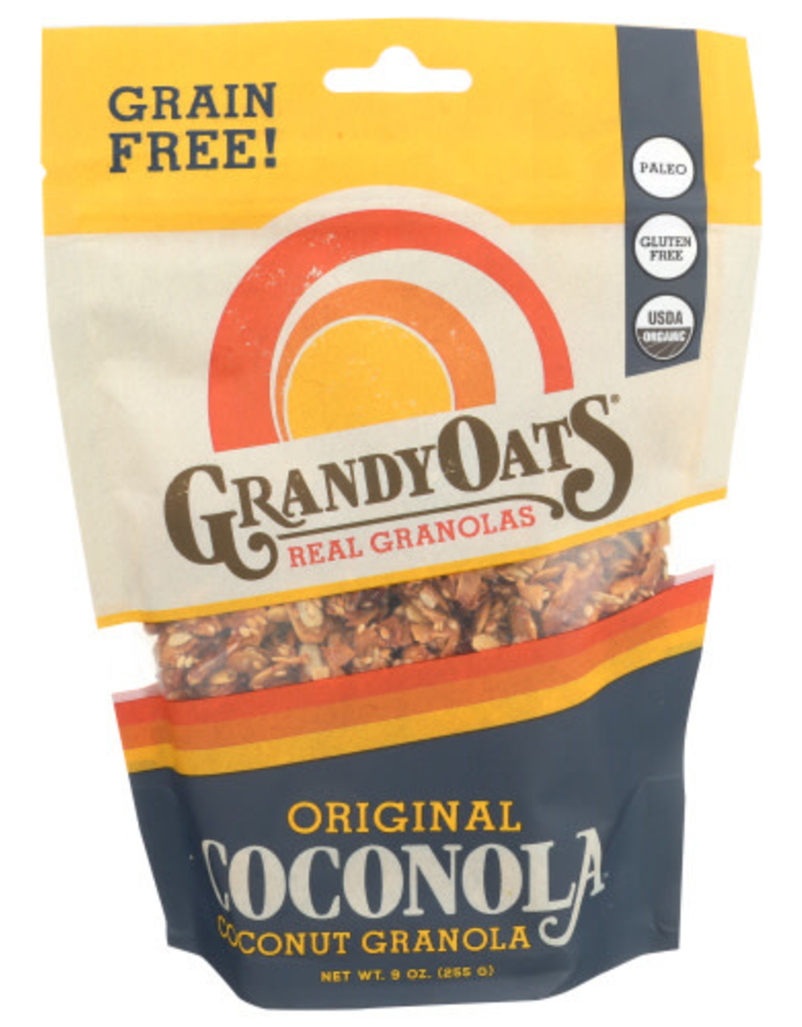 GRANDYOATS® GRANDY OATS COCONUT GRANOLA ORIGINAL, 9 OZ. BAG