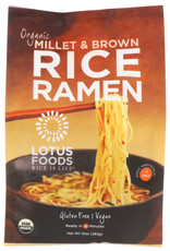 LOTUS FOODS LOTUS FOODS ORGANIC MILLET & BROWN RICE RAMEN, 10 OZ.