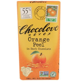 CHOCOLOVE® CHOCOLOVE ORANGE PEEL IN DARK CHOCOLATE , 3.2 OZ.