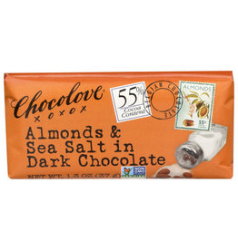 CHOCOLOVE® CHOCOLOVE ALMONDS AND SEA SALT IN DARK CHOCOLATE , 1.3 OZ.