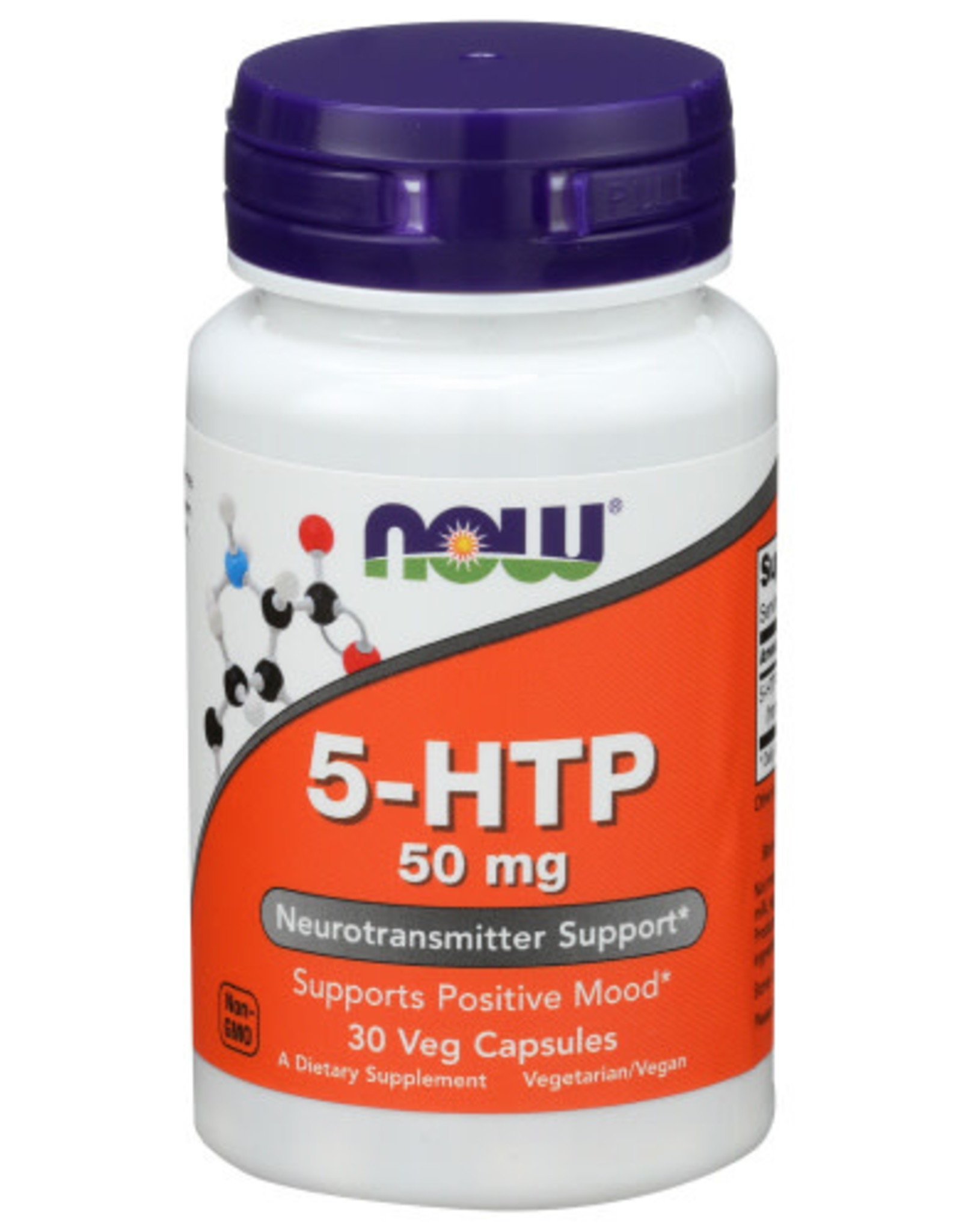 NOW® NOW FOODS 5-HTP 50 MG, 30 CAPSULES