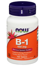 NOW FOODS NOW B-1 DIETARY SUPPLEMENT, 100 TABLETS