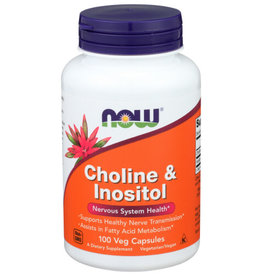 NOW FOODS NOW FOODS CHOLINE & INOSITOL, 100 CAPSULES