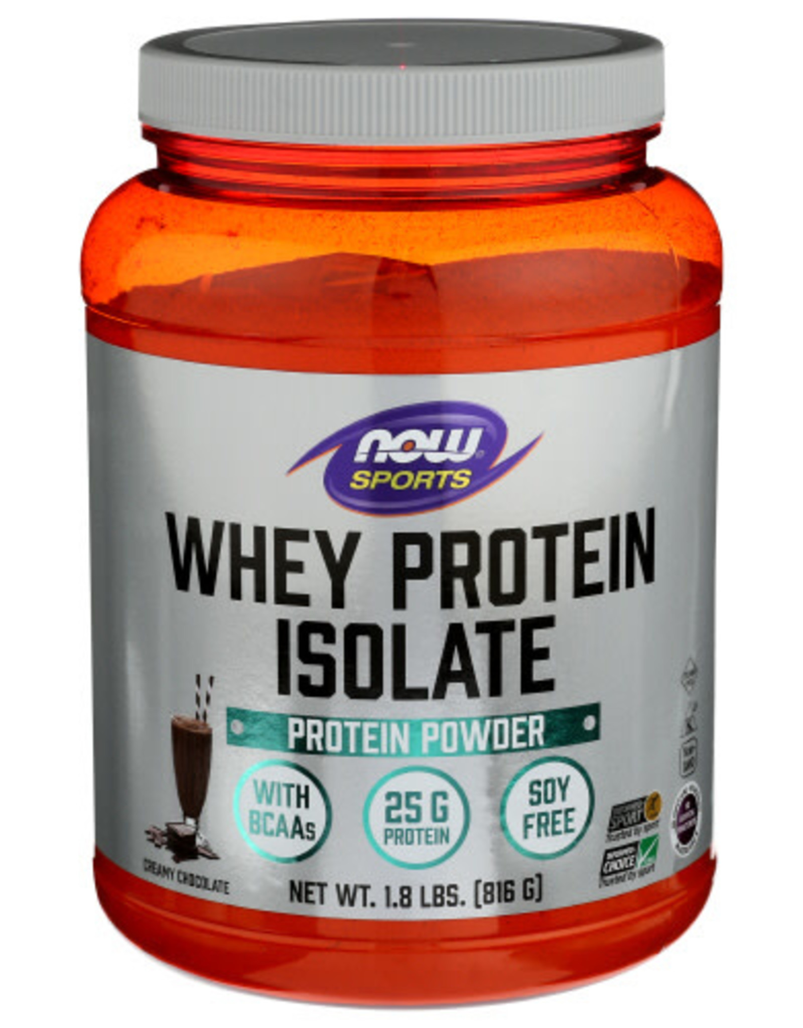 NOW SPORTS® Now Sports Protein Isolate Chocolate Protein Powder 1.8lbs