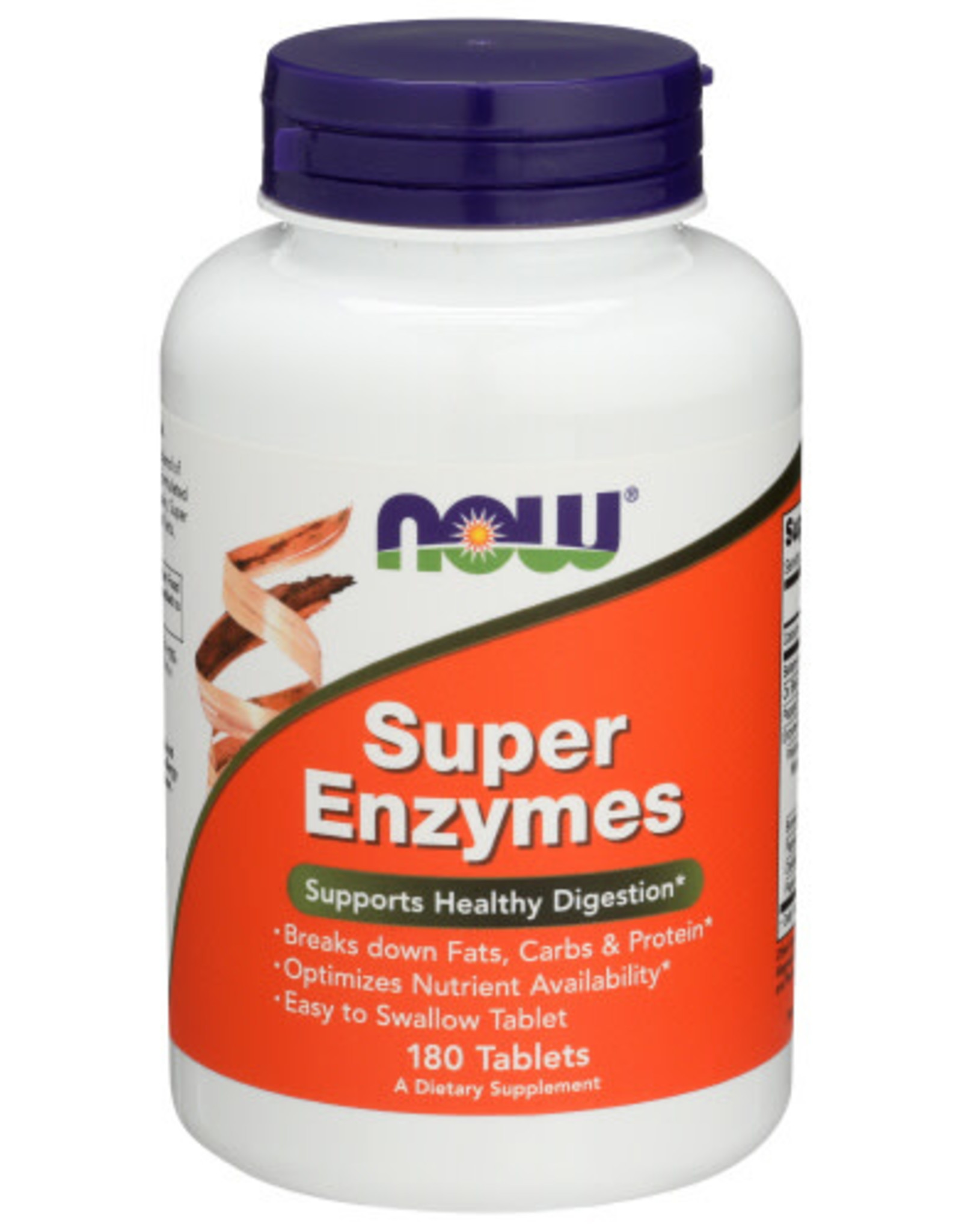 NOW FOODS SUPER ENZYMES, 180 TABLETS Dutchmen Organics
