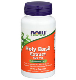 NOW FOODS X Now Holy Basil Extract 500mg Adaptogenic Herb 90 Veg Capsules