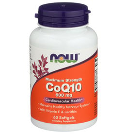NOW FOODS CoQ10 600 mg 60 soft gel