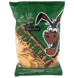 DONKEY CHIPS® DONKEY CHIP TORTILLA CHIPS, UNSALTED, 14 OZ.