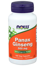 NOW® X Now Panax Ginseng 500mg Adaptogenic Herb 100 Veg Capsules