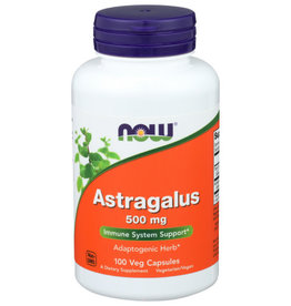 NOW® NOW ASTRAGALUS 500 MG. DIETARY SUPPLEMENT, 100 COUNT