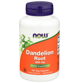 NOW FOODS NOW DANDELION ROOT HERBAL SUPPLEMENT, 100 CAPSULES