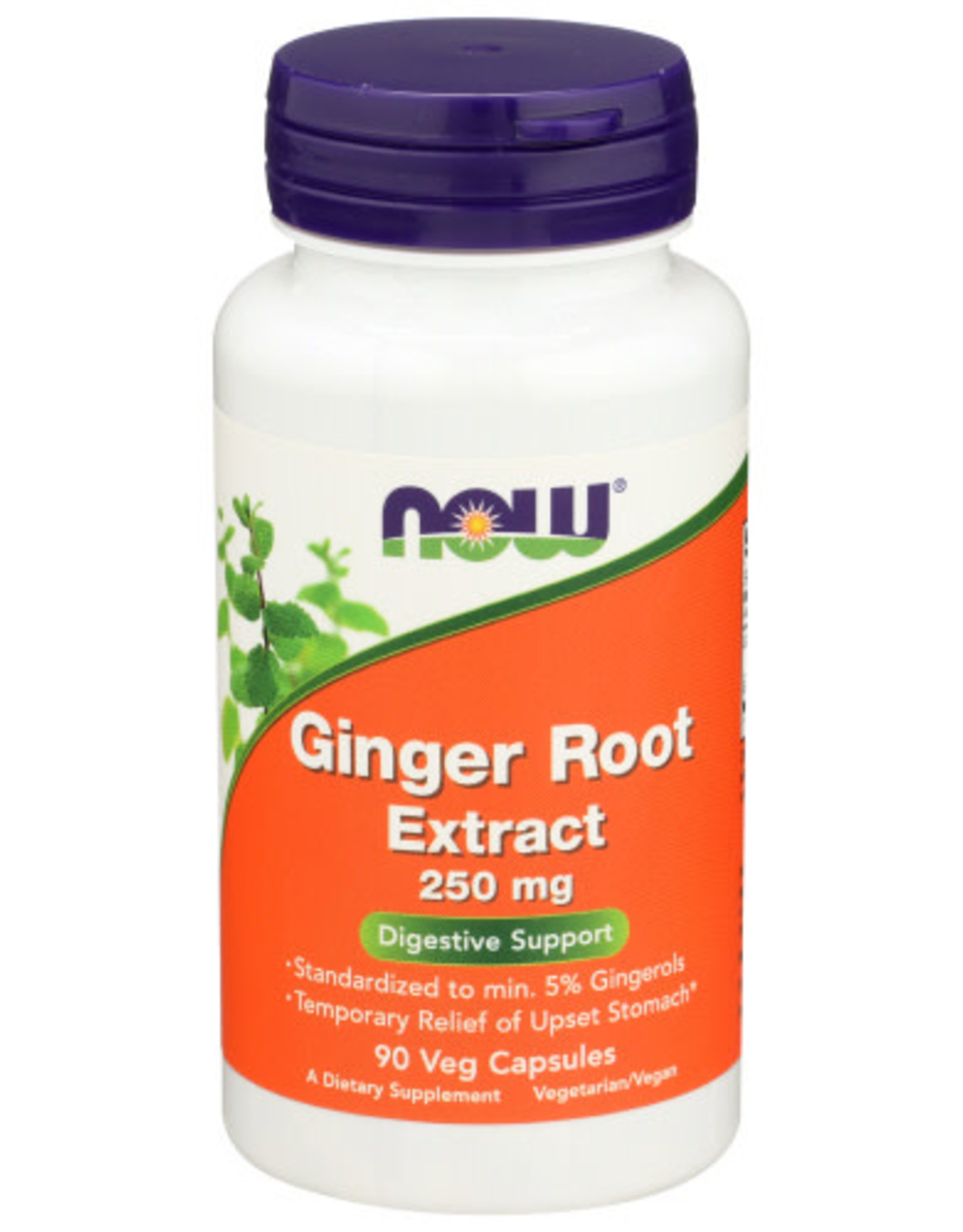 NOW GINGER ROOT EXTRACT DIETARY SUPPLEMENT, 90 CAPSULES Dutchmen Organics
