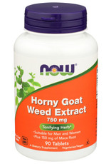 NOW® X Now Horny Goat Weed Extract 750mg Tonifying Herb 90 Tablets